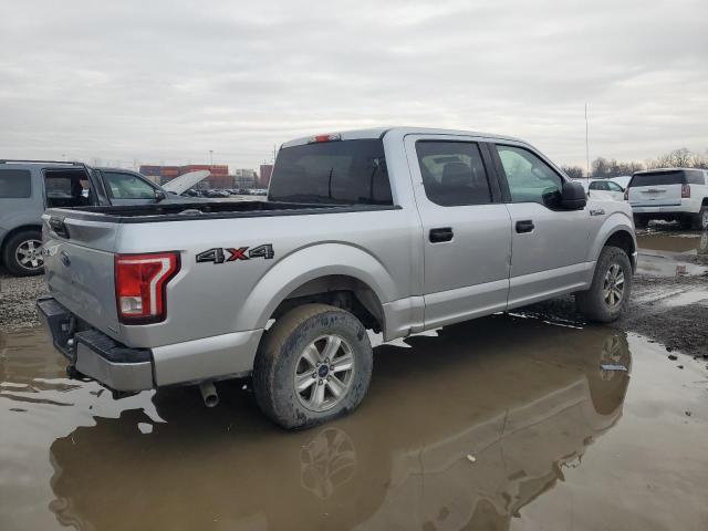 FORD F150 SUPER 2016 silver crew pic gas 1FTEW1E84GFB55490 photo #4