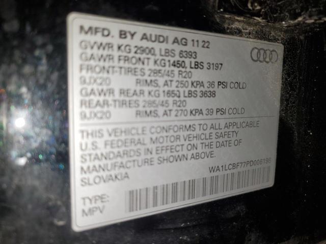 2023 AUDI Q7 PREMIUM - WA1LCBF77PD006198