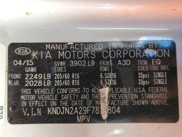 2015 KIA SOUL - KNDJN2A29F7812804