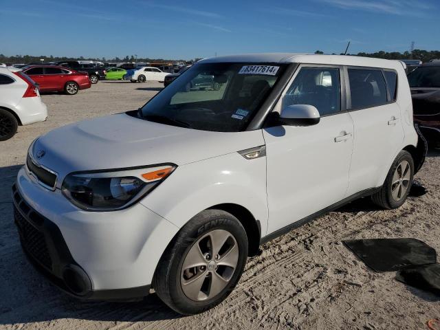 KIA SOUL 2014 white  gas KNDJN2A25E7057519 photo #1