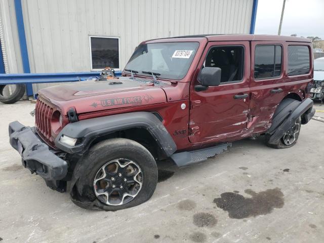 JEEP WRANGLER U 2021 burgundy  gas 1C4HJXDNXMW718219 photo #1