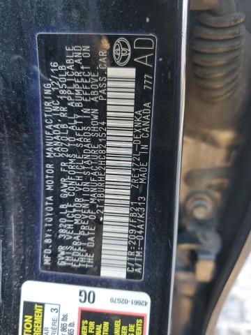 2017 TOYOTA COROLLA L - 2T1BURHE2HC821524