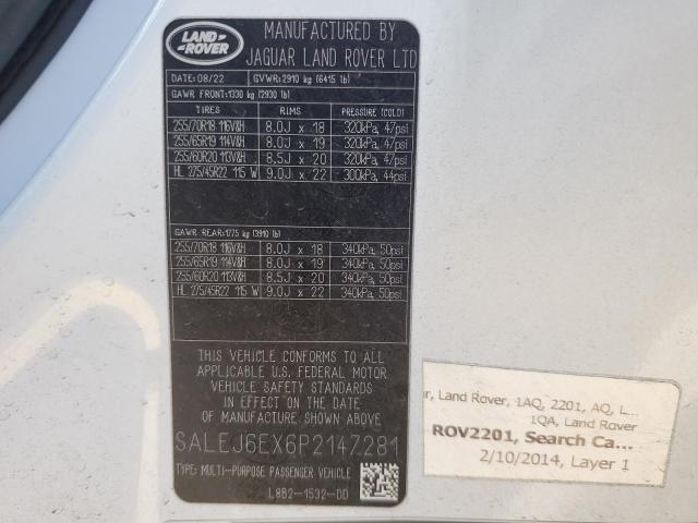 2023 LAND ROVER DEFENDER 9 SALEJ6EX6P2147281