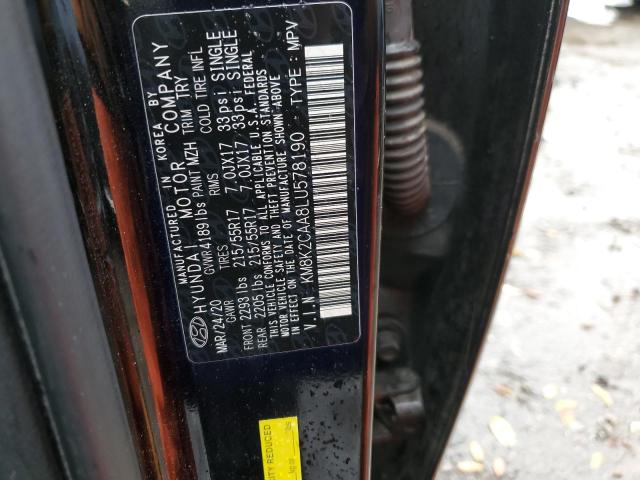 2020 HYUNDAI KONA SEL - KM8K2CAA8LU578190