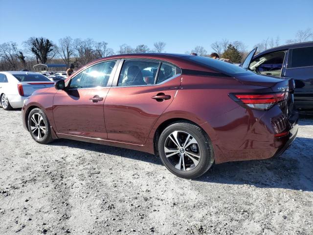 NISSAN SENTRA SV 2021 burgundy  gas 3N1AB8CV7MY211151 photo #3