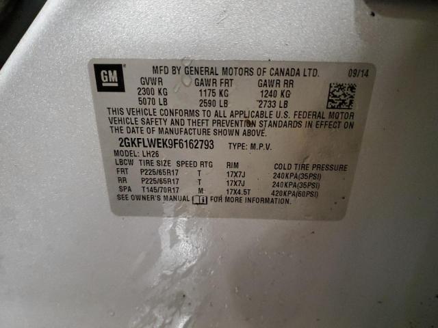 2015 GMC TERRAIN SL - 2GKFLWEK9F6162793