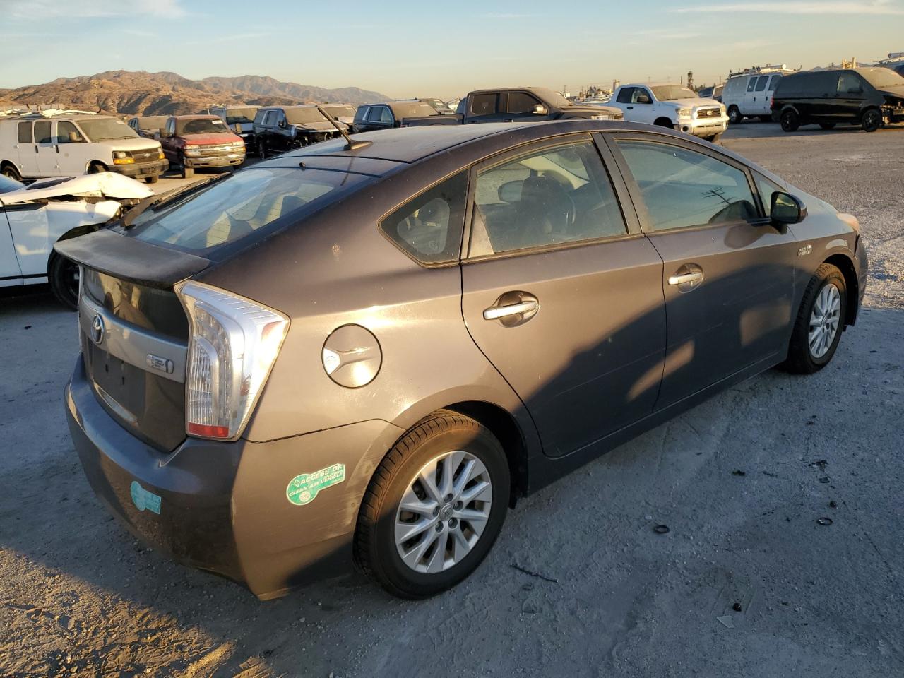 Lot #3030532464 2013 TOYOTA PRIUS PLUG