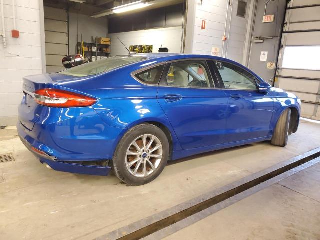 FORD FUSION SE 2017 blue sedan 4d gas 3FA6P0H78HR370444 photo #4