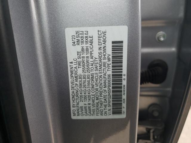 2023 HONDA PILOT EXL - 5FNYG2H55PB006396