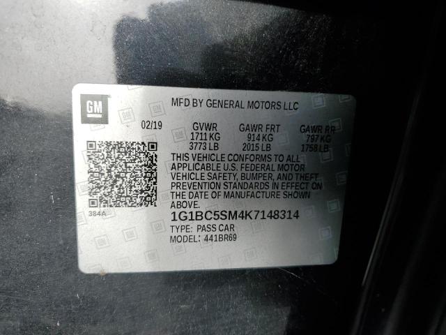 2019 CHEVROLET CRUZE LS - 1G1BC5SM4K7148314