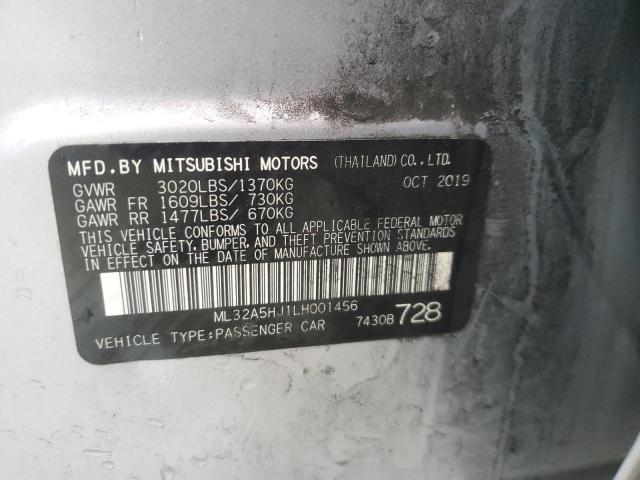 2020 MITSUBISHI MIRAGE LE ML32A5HJ1LH001456