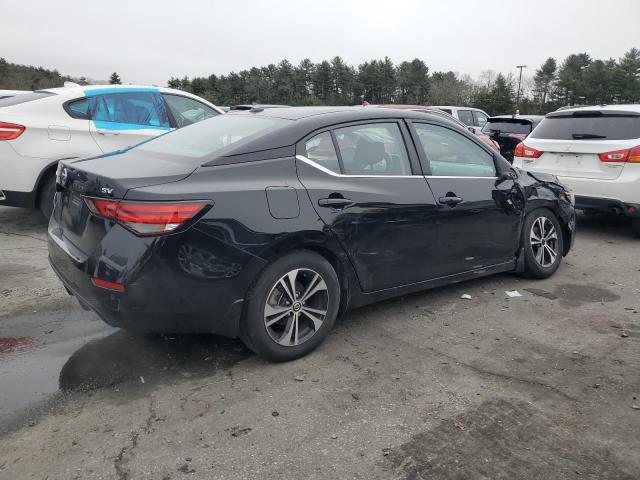 NISSAN SENTRA SV 2022 black  gas 3N1AB8CV1NY226763 photo #4