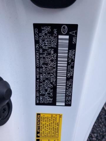 2020 LEXUS LC 500H JTHBY5AY8LA001946