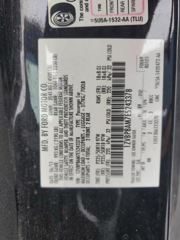 VIN 1ZVBP8AM7E5243378 2014 FORD ALL MODELS no.12