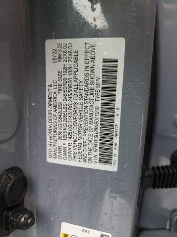 2022 HONDA PILOT SE 5FNYF6H28NB071918