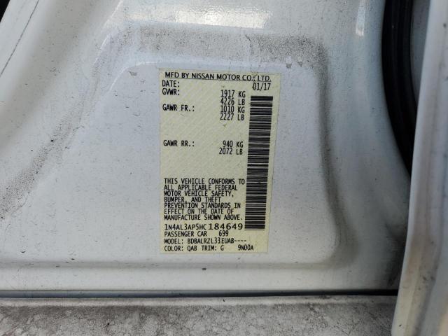 2017 NISSAN ALTIMA 2.5 - 1N4AL3AP5HC184649