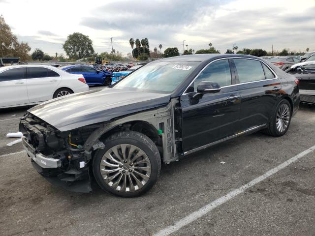 GENESIS G90 ULTIMA 2018 black  gas KMHG54JH4JU038851 photo #1