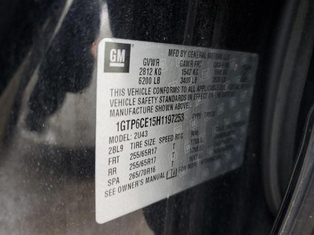 2017 GMC CANYON SLE - 1GTP6CE15H1197253