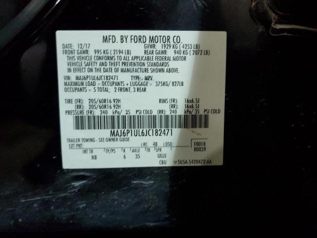 2018 FORD ECOSPORT S - MAJ6P1UL6JC182471