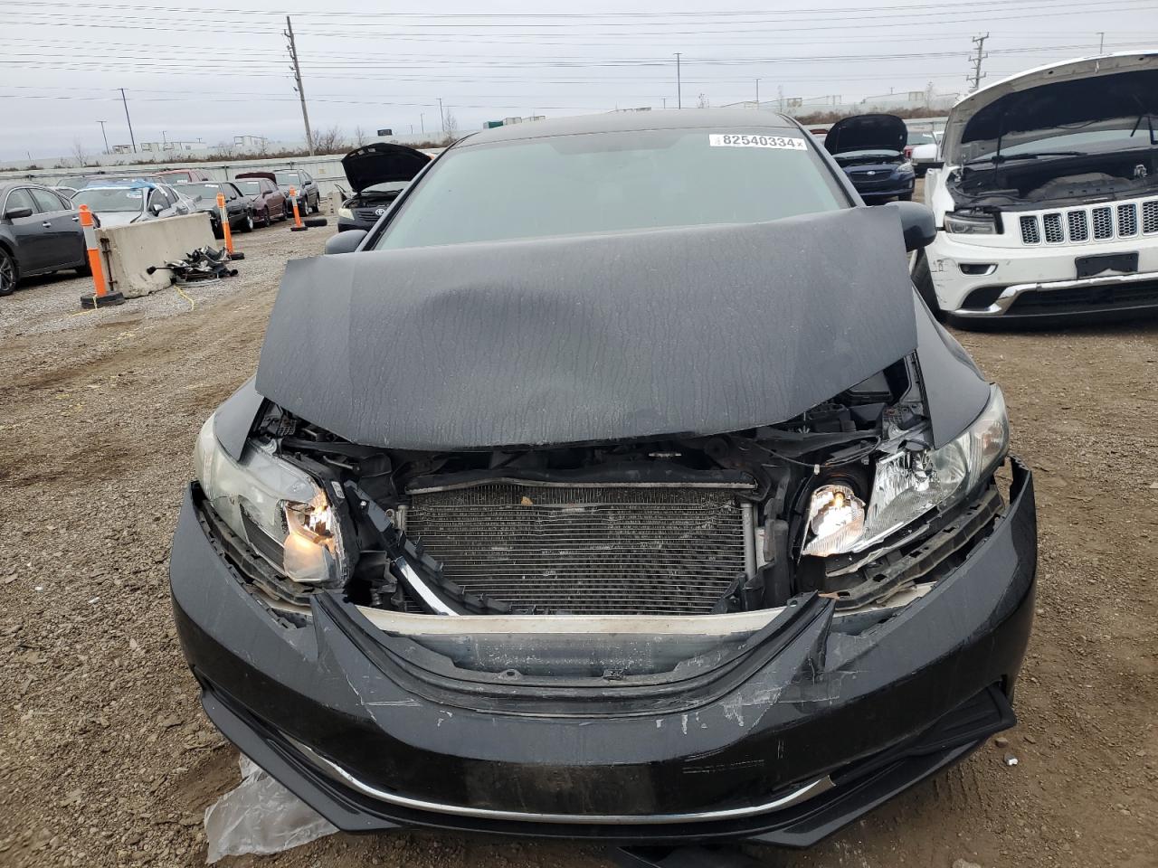 Lot #3025734309 2013 HONDA CIVIC LX