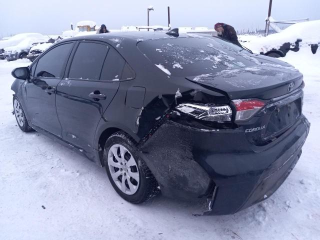 TOYOTA COROLLA LE 2020 black  gas 5YFEPRAE2LP008353 photo #3