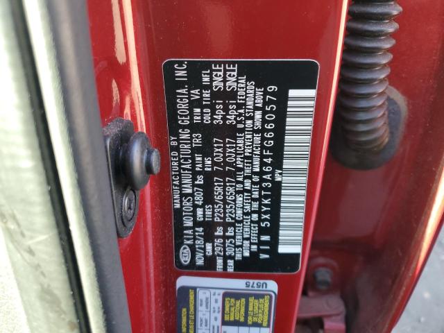 2015 KIA SORENTO LX - 5XYKT3A64FG660579