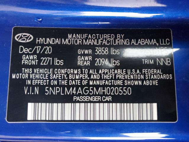 2021 HYUNDAI ELANTRA SE - 5NPLM4AG5MH020550