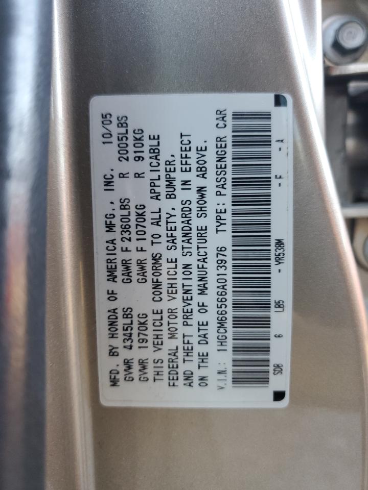 Lot #3033485107 2006 HONDA ACCORD EX