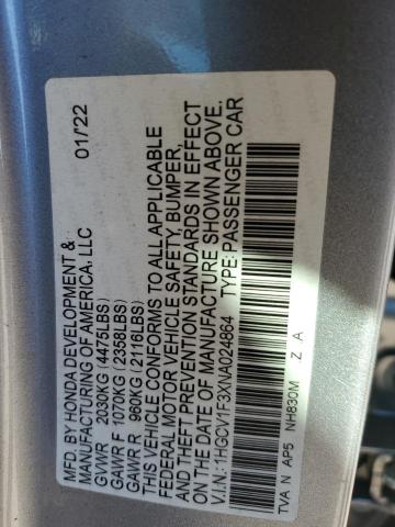 2022 HONDA ACCORD SPO - 1HGCV1F3XNA024864