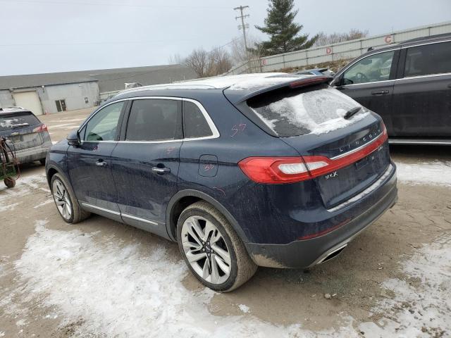 LINCOLN MKX RESERV 2018 blue  gas 2LMPJ8LR0JBL22285 photo #3