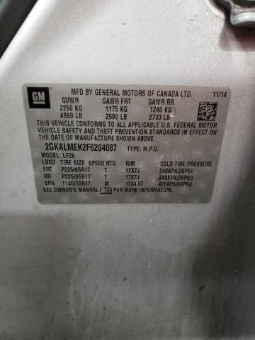 2015 GMC TERRAIN SL - 2GKALMEK2F6204087