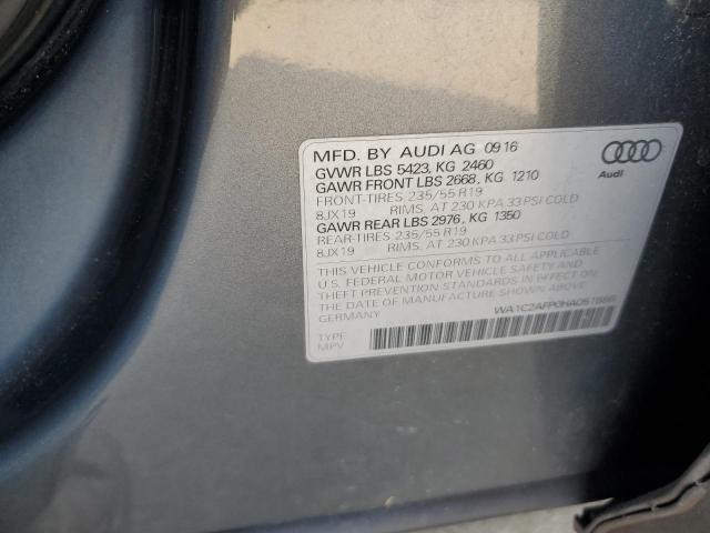 2017 AUDI Q5 PREMIUM - WA1C2AFP0HA051886