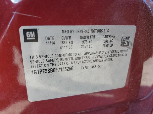 2015 CHEVROLET CRUZE LT - 1G1PE5SB6F7145256