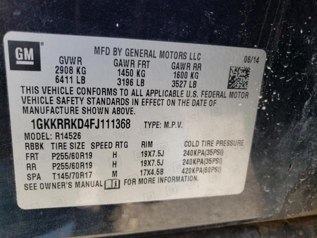 2015 GMC ACADIA - 1GKKRRKD4FJ111368