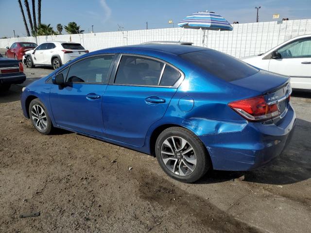 HONDA CIVIC EX 2014 blue  gas 19XFB2F88EE217789 photo #3