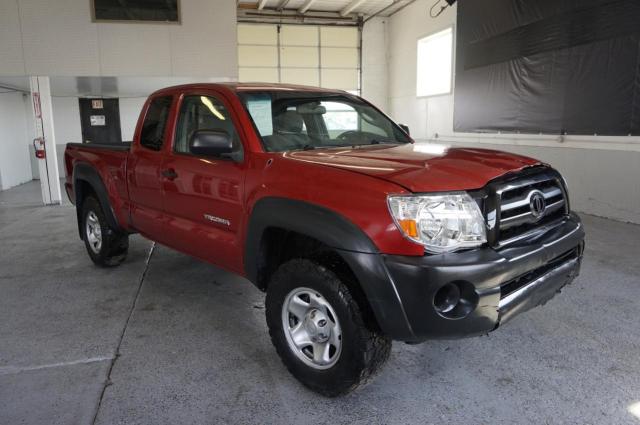 TOYOTA TACOMA ACC 2009 red club cab gas 5TEUU42N69Z642032 photo #1