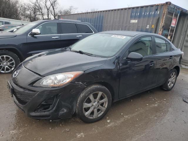 MAZDA 3 I 2011 black  gas JM1BL1VG6B1470171 photo #1