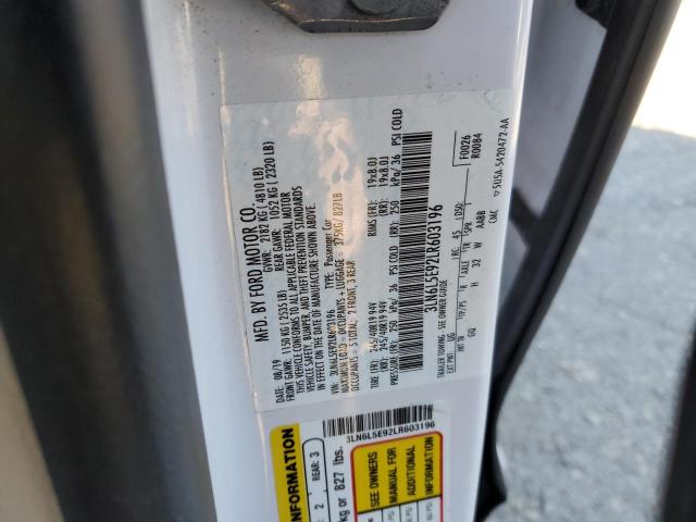 2020 LINCOLN MKZ RESERV - 3LN6L5E92LR603196