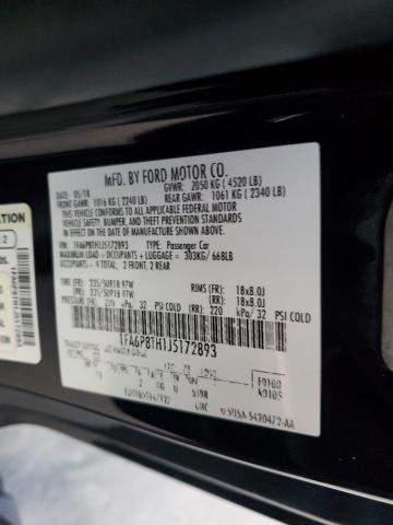 2018 FORD MUSTANG - 1FA6P8TH1J5172893
