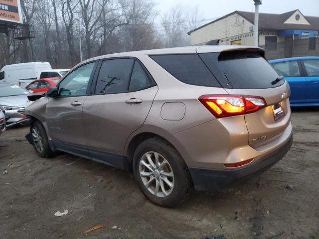 CHEVROLET EQUINOX LS 2019 brown  gas 2GNAXHEV6K6232087 photo #3