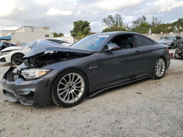 BMW M4 2015 gray  gas WBS3R9C51FK334316 photo #1