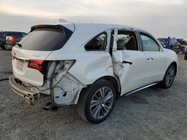 ACURA MDX TECHNO 2017 white  gas 5FRYD3H54HB003505 photo #4