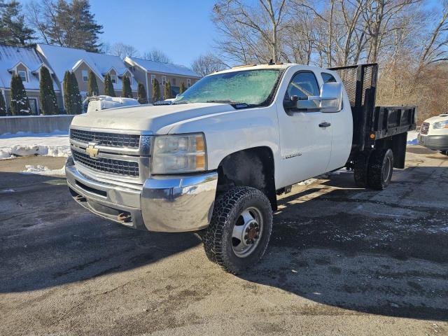 CHEVROLET SILVERADO 2008 white 4dr ext diesel 1GBJK39648E200759 photo #1