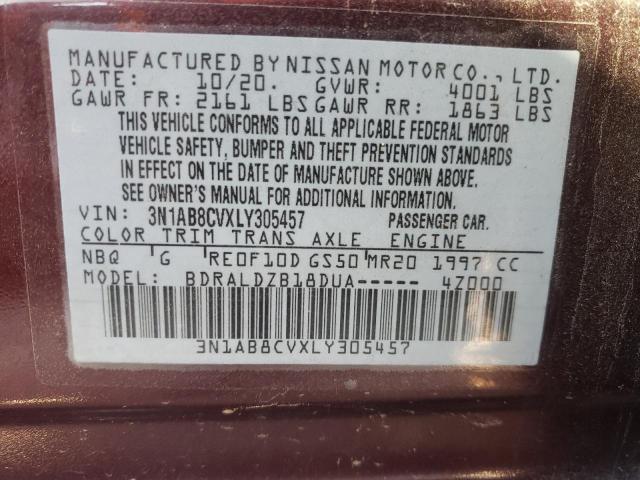 2020 NISSAN SENTRA SV - 3N1AB8CVXLY305457