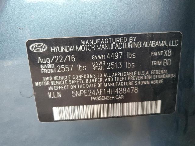 2017 HYUNDAI SONATA SE - 5NPE24AF1HH488478