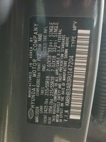 2024 HYUNDAI KONA SEL - KM8HB3AB3RU147204