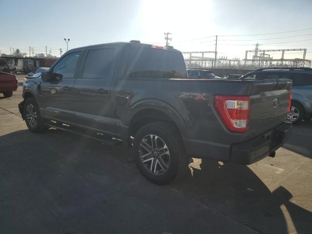 FORD F150 SUPER 2021 gray  gas 1FTEW1CP7MFC50308 photo #3