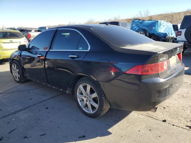 ACURA TSX 2005 black  gas JH4CL96895C026106 photo #3