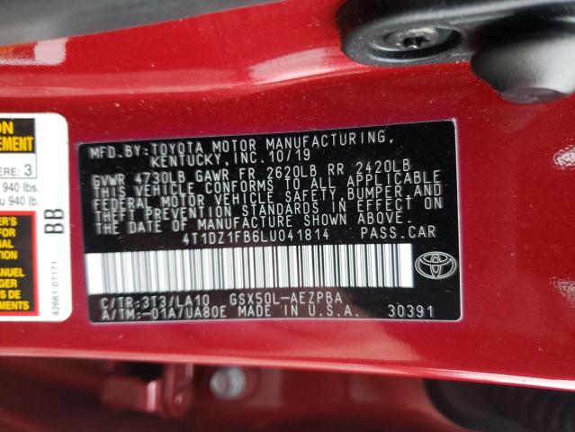 2020 TOYOTA AVALON LIM - 4T1DZ1FB6LU041814