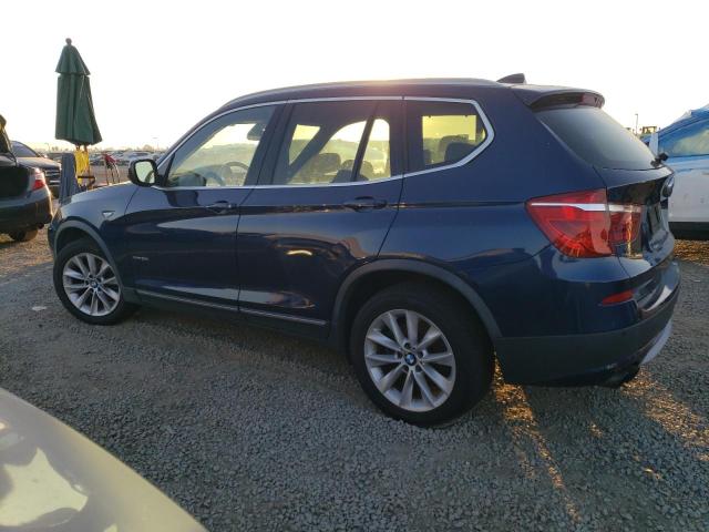 BMW X3 XDRIVE2 2013 blue  gas 5UXWX9C57D0A28984 photo #3